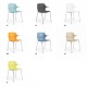 Siège Frill assise en tissus