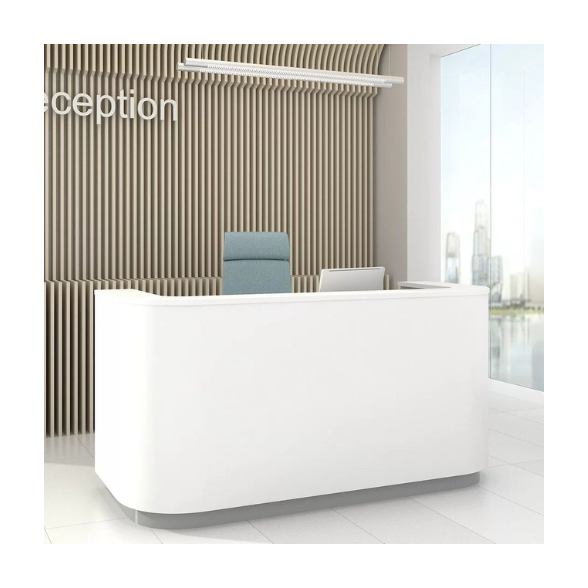 Banque d’accueil avec bureau