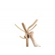 Porte-manteau en bois clair Café