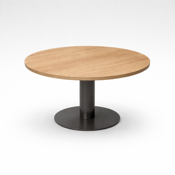 table basse ronde salle d’attente_Belgique