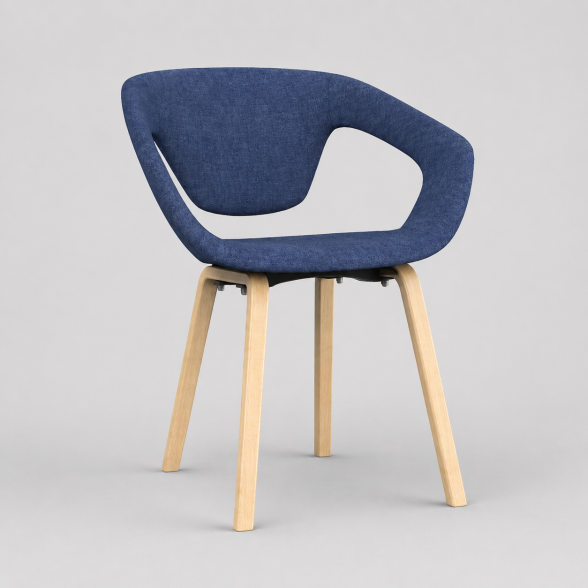 chaise réunion tissu_Belgique