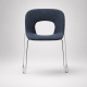 chaise accueil design tissu_Belgique