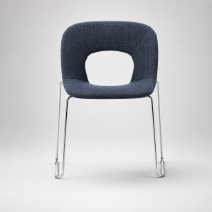 chaise accueil design tissu_Belgique