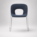 Chaise de réunion design tissu