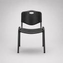 Chaise plastique empilable