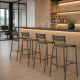 chaise bar aluminium_Belgique