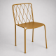 chaise jardin design métal_Belgique