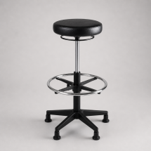 Tabouret haut ergonomique avec repose-pieds