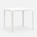 Table design carrée en polypropylène